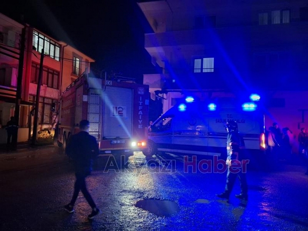 Konuralp Mahallesinde Yangın