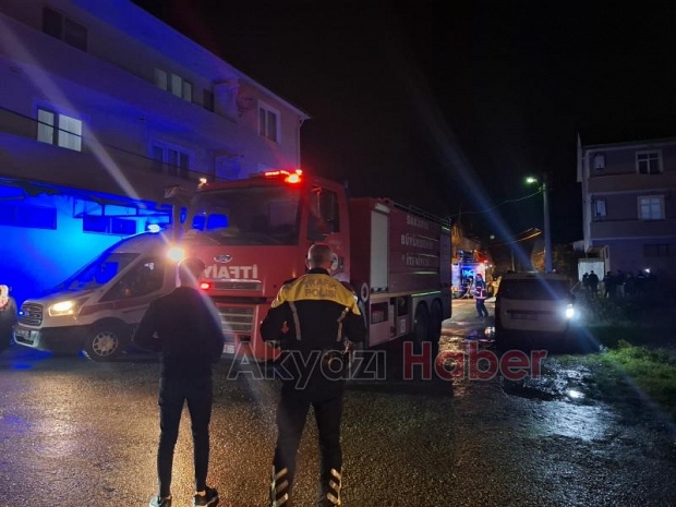 Konuralp Mahallesinde Yangın