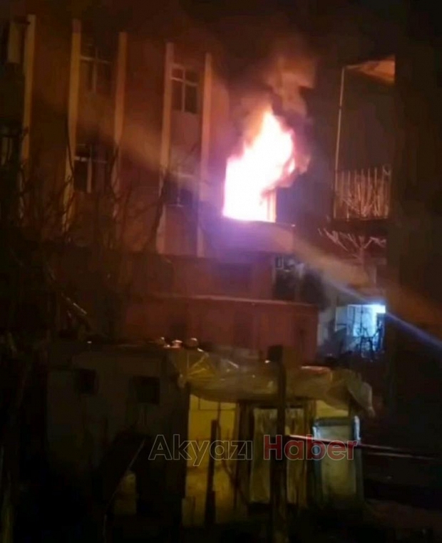 Konuralp Mahallesinde Yangın
