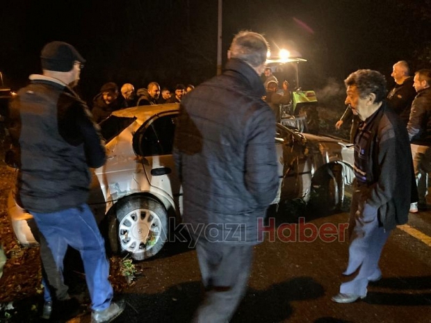 Otomobil şarampole uçtu: 4 yaralı