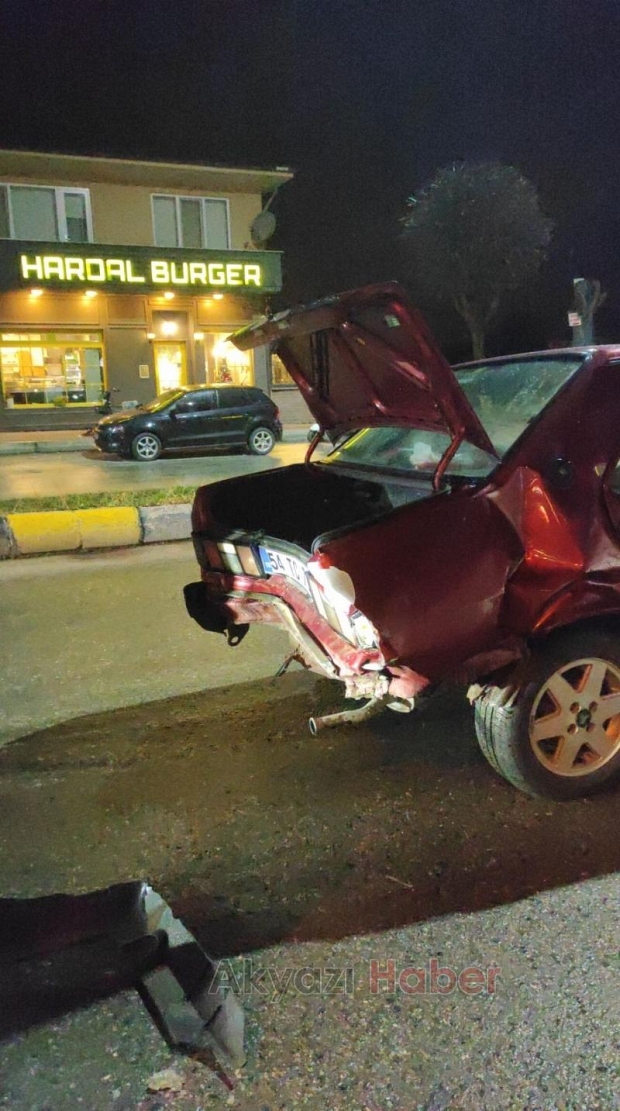 Sürücü alkollü çıktı