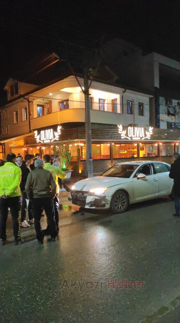 Sürücü alkollü çıktı