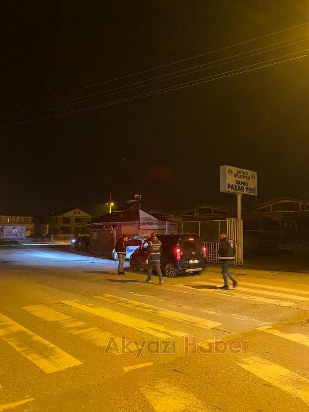 Akyazı'da yılbaşı denetimi 