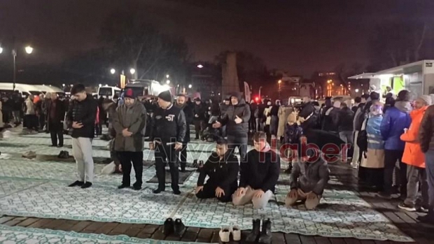 Milyonlar Galata'ya akın etti: Gazze'deki katliama 
