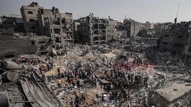 Gazze'de can kaybı 45 bin 581'e yükseldi