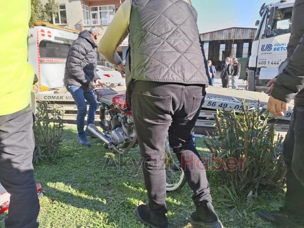 Dur ihtarına uymadı kaza yaptı 