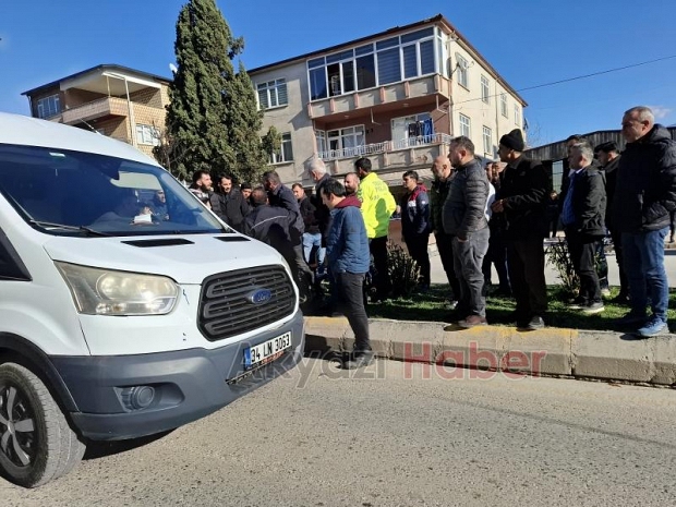 Dur ihtarına uymadı kaza yaptı 