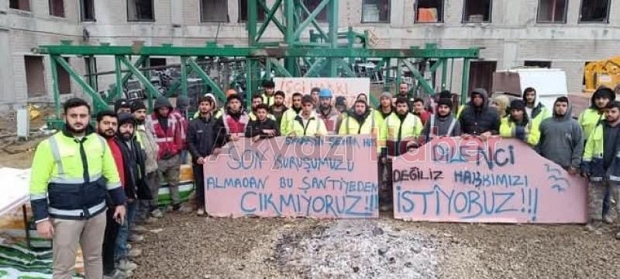 Şehir Hastanesi inşaatında işçilerin maaş sorunu çözüldü