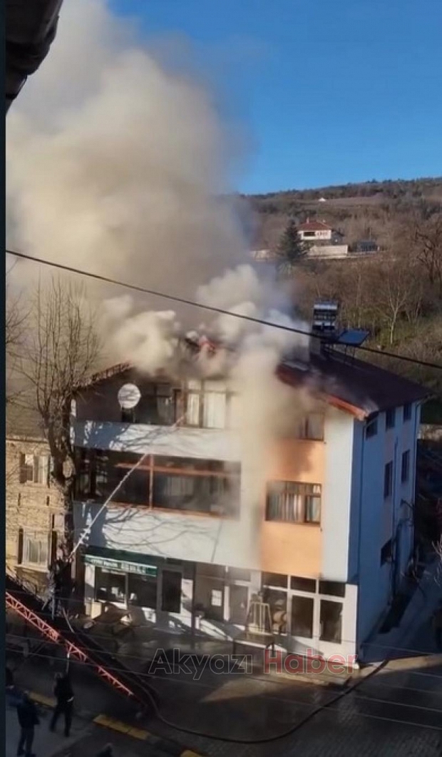 Dokurcun'da yangın
