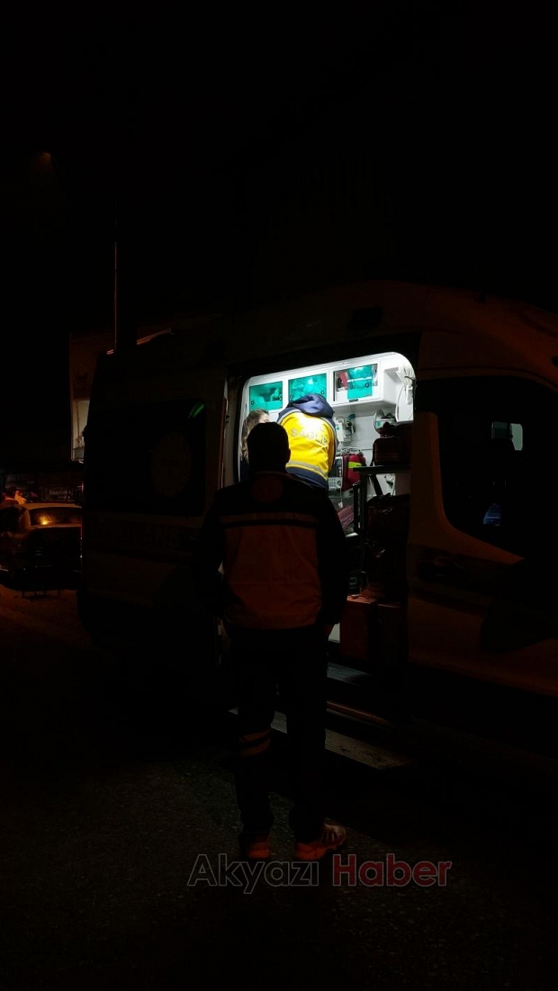 Otomobil ile kamyonet çarpıştı: 1 yaralı