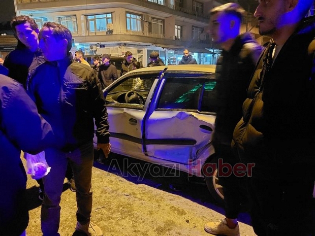 Otomobil ile kamyonet çarpıştı: 1 yaralı