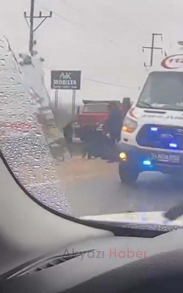 Otomobil kamyona çarptı: 2 yaralı