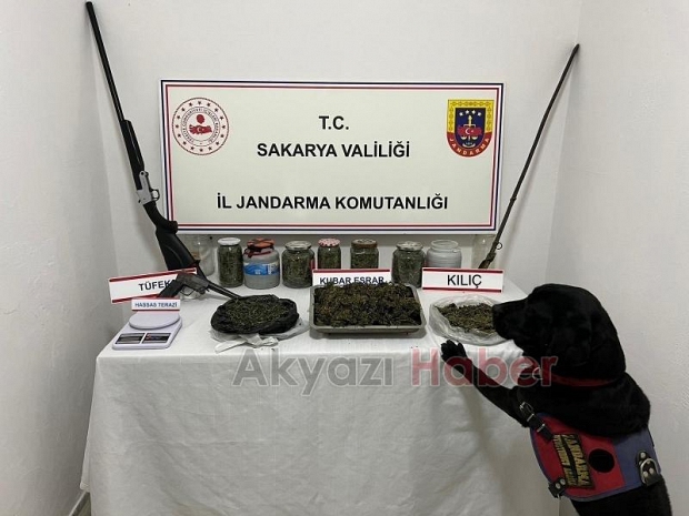 Akyazıda uyuşturucu operasyonu