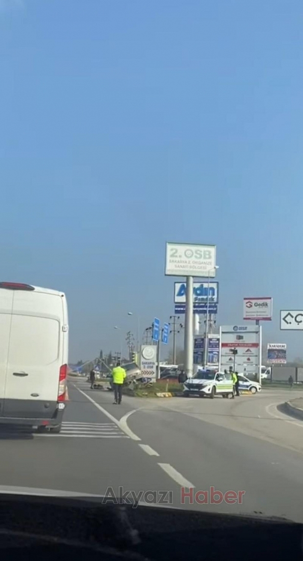 D-100'de kaza 2 yaralı