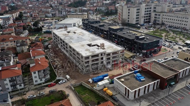 Sağlık Kampüsü'ndeki otopark inşaatında son durum