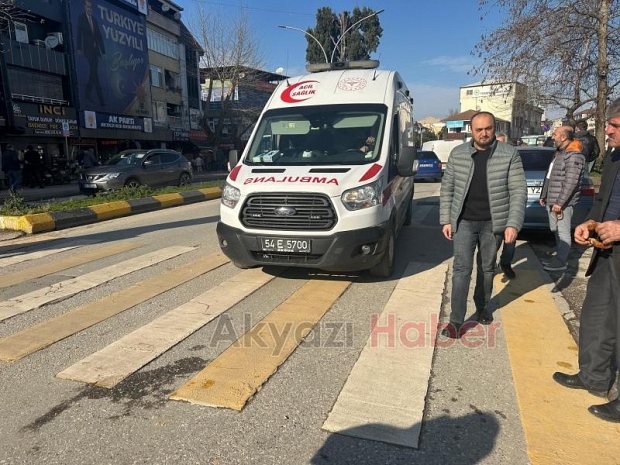 Yaya geçidinde çarpıştılar 1 yaralı
