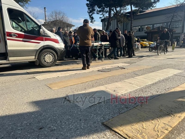 Yaya geçidinde çarpıştılar 1 yaralı