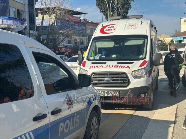 Yaya geçidinde çarpıştılar 1 yaralı
