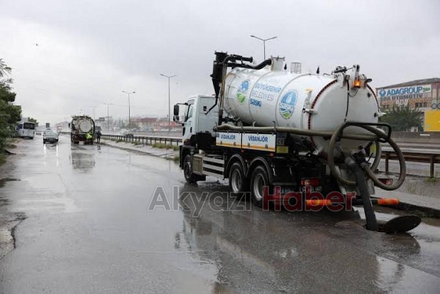 Sakarya'da metrekareye 24 kilogram yağış düştü
