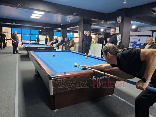 Sakarya Bilardo Şampiyonası Akyazı Bilardo Salonunda Başladı