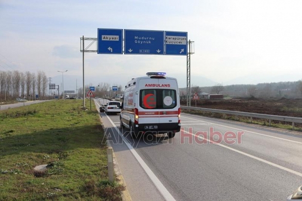 D-140'da kaza:1 yaralı