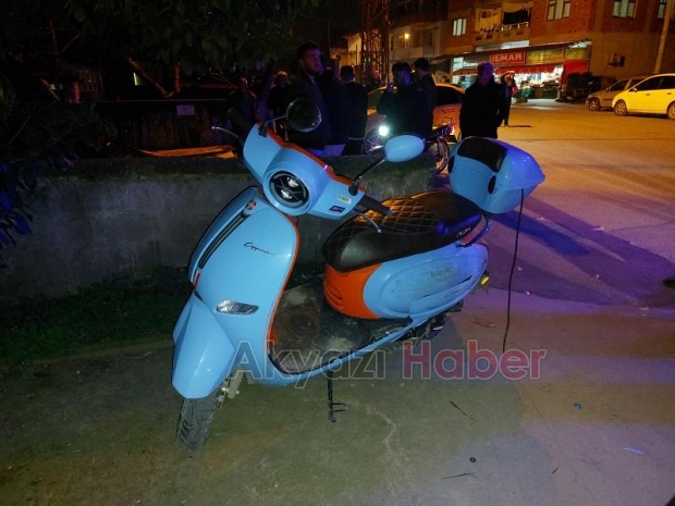 Otomobil ile çarpışan motosikletli yaralandı