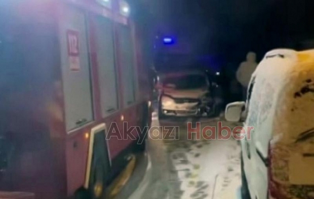 Kar yağdı kazalar peş peşe geldi