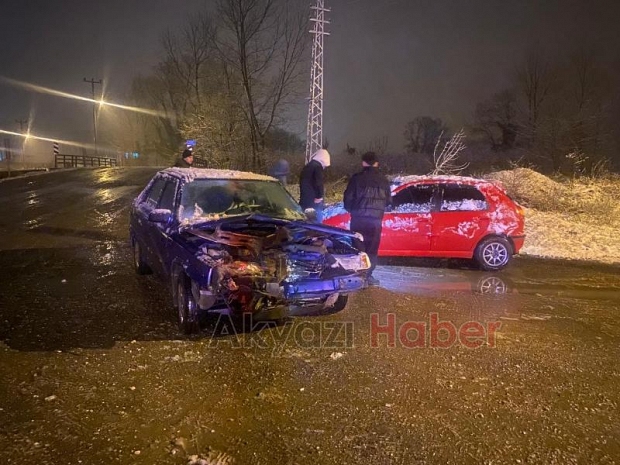 Kar yağdı kazalar peş peşe geldi! 