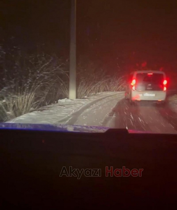 Kar yağdı kazalar peş peşe geldi! 