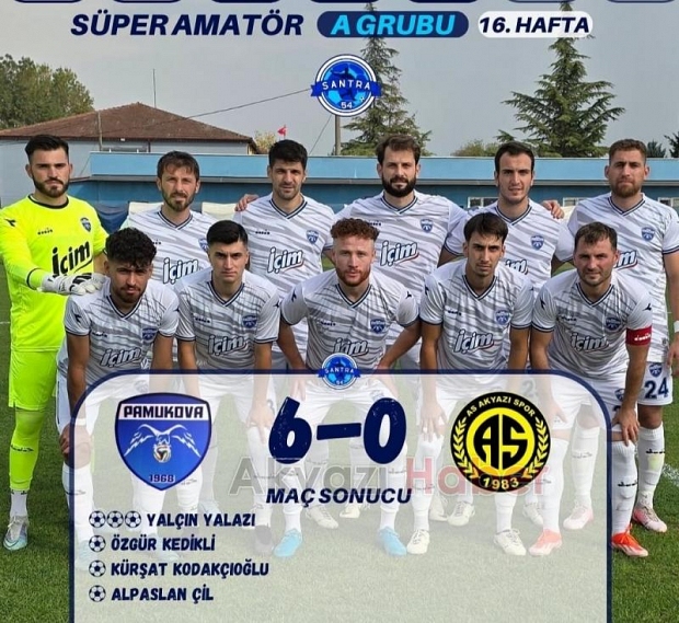 As Akyazıspor liderden fark yedi: 6-0
