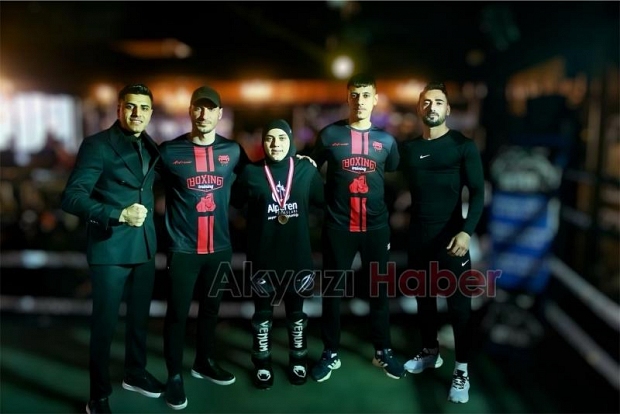 Kick Boks'ta Akyazı rüzgarı Derya Kara şampiyon