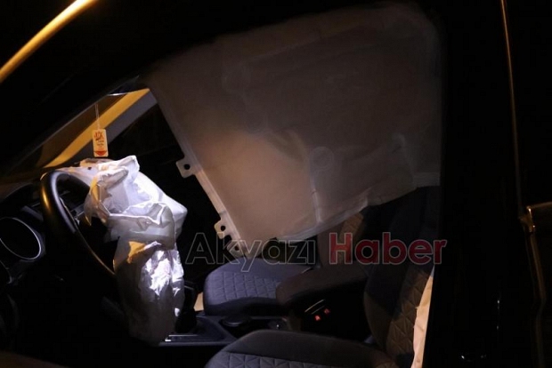 Cip ile otomobil çarpıştı: 1 yaralı
