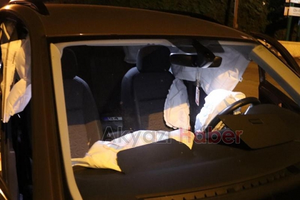 Cip ile otomobil çarpıştı: 1 yaralı