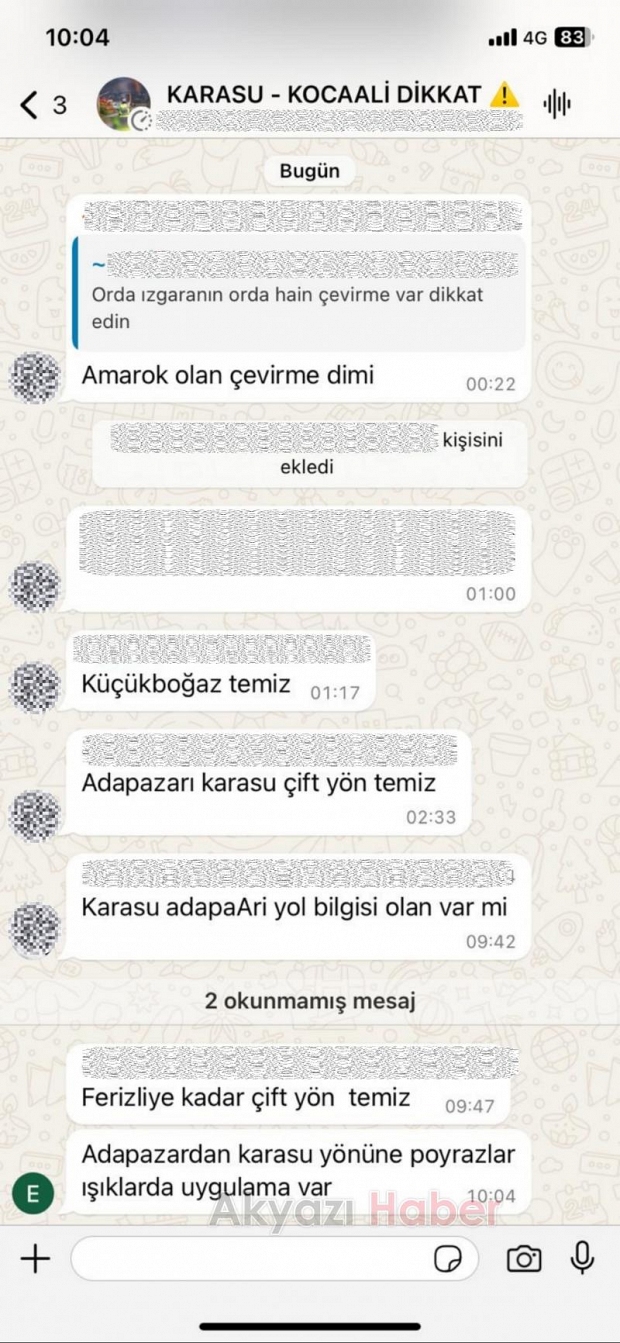 Uygulama noktalarını Whatsapp'tan paylaşan 4 kişiye gözaltı