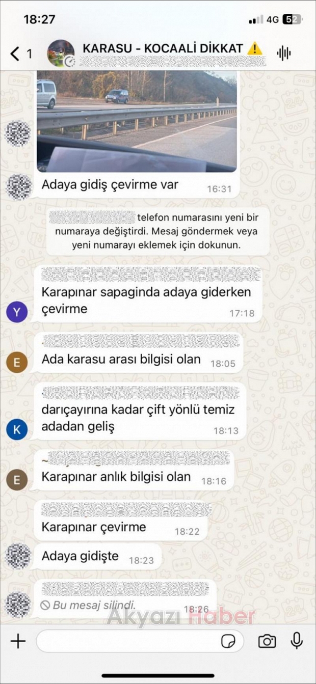 Uygulama noktalarını Whatsapp'tan paylaşan 4 kişiye gözaltı