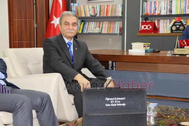 Akyazılı iş insanlarından ÖSEL projesi için Milli Eğitim Müdürü'ne ziyaret