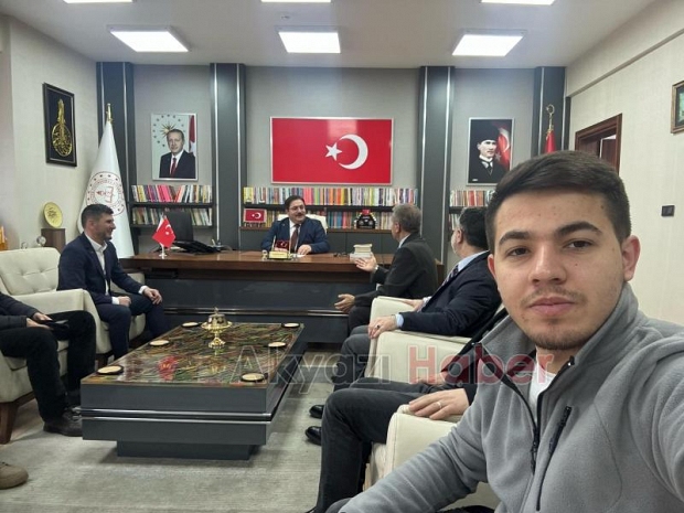 Akyazılı iş insanlarından ÖSEL projesi için Milli Eğitim Müdürü'ne ziyaret