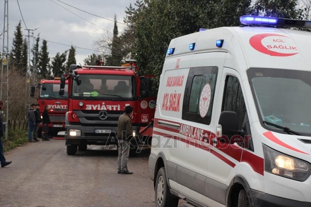 Küçücek'te yangın
