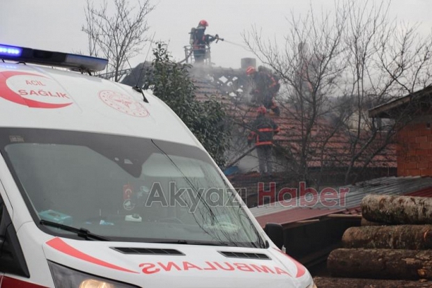 Küçücek'te yangın