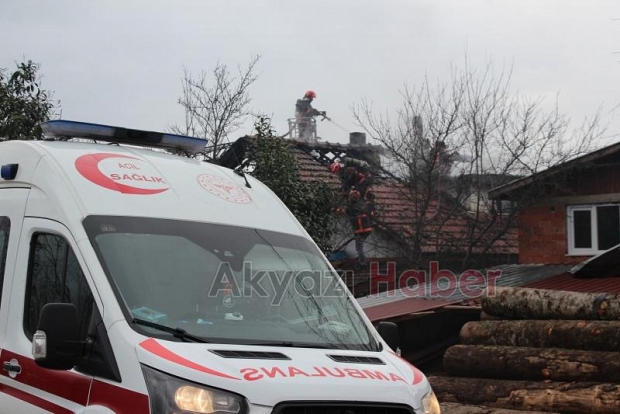 Küçücek'te yangın