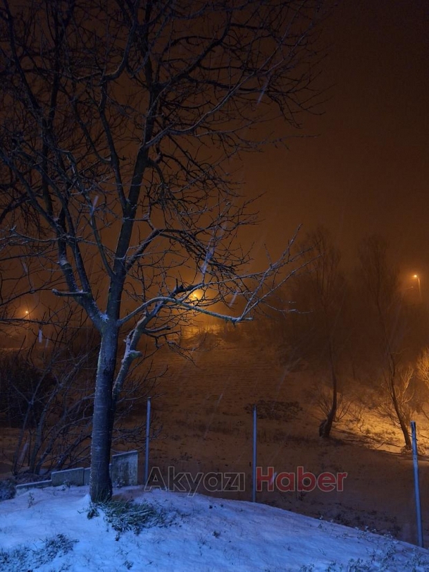 Sakarya'da kar yağışı başladı