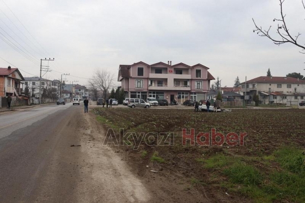 Otomobil Takla Attı, Tarlaya Uçtu