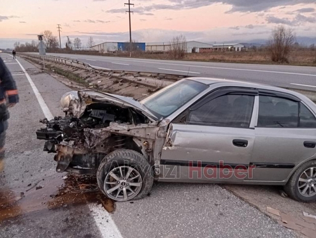 Akyazı yolunda iftar vakti kaza