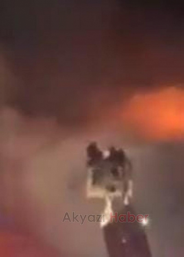 Tırsan'da yangın
