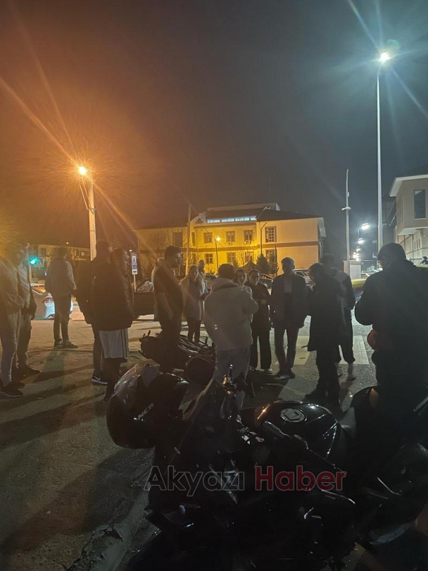 Ada Caddesi'nde kaza 1 yaralı