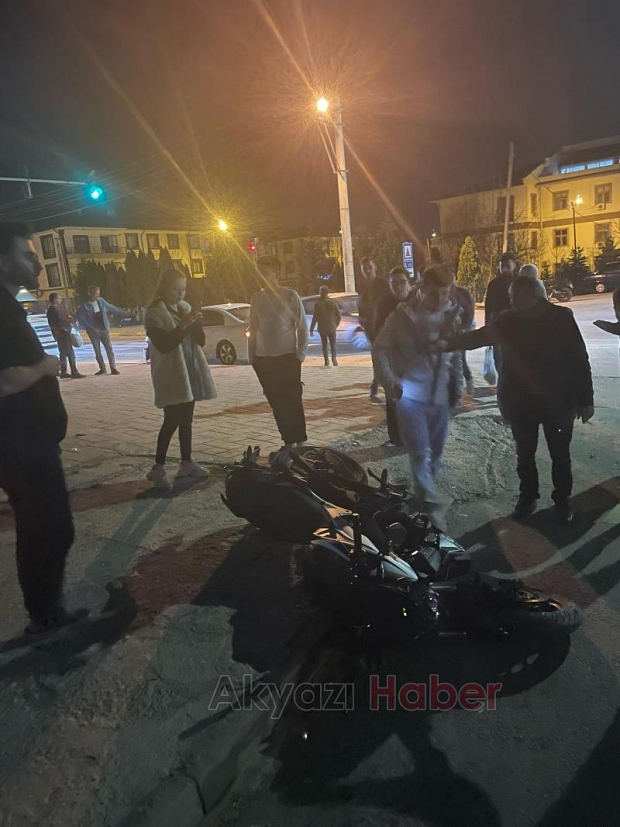 Ada Caddesi'nde kaza 1 yaralı