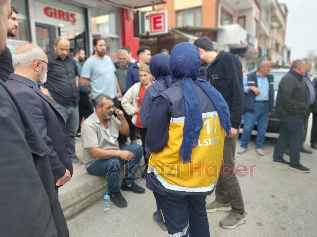 Servis şoförü direksiyon başında fenalaştı