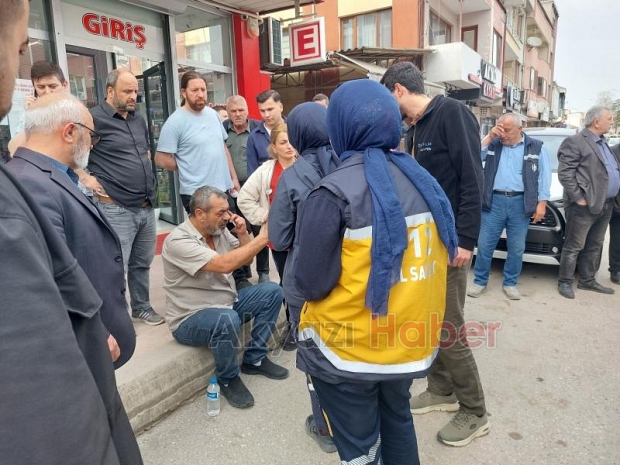 Servis şoförü direksiyon başında fenalaştı