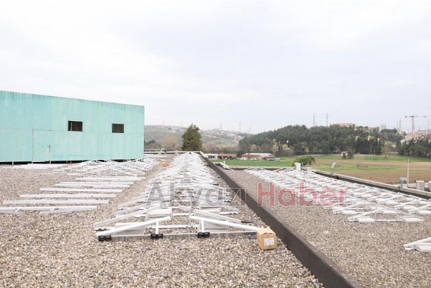Terminalin çatısına kuruluyor,  4,5 milyon TL tasarruf sağlanacak;