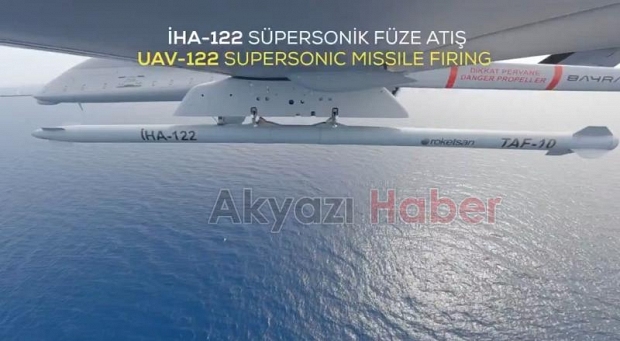 Bayraktar TB3 SİHA süpersonik füzeyle hedefi vurdu
